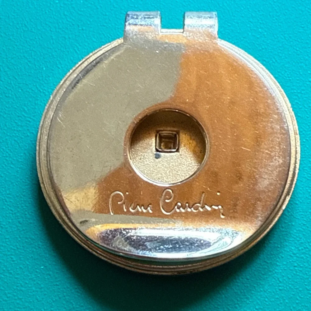 Vintage 70’s Pierre Cardin Gold Plated Zodiac Money Clip with Diamond